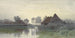 Farmhouses by the Water in the Morning Mist - Paul Joseph Constantin Gabriël — artwork view