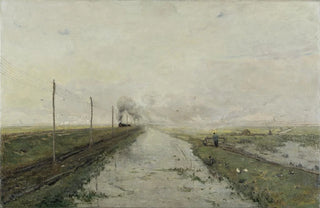 Paul Joseph Constantin Gabril - Landscape with a train.webp
