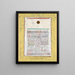 Una página del libro de las ciudades - Paul Klee — cuadro enmarcado en la pared
