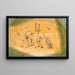 Trio abstracto - Paul Klee — cuadro enmarcado en la pared