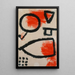 Alea jacta - Paul Klee — cuadro enmarcado en la pared