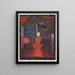 Flor de otoño - Paul Klee — cuadro enmarcado en la pared