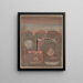 Barbarian Sacrifice Painting - Paul Klee — framed artwork on a wall