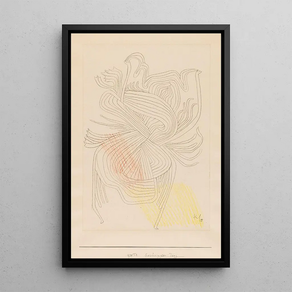 Danza alegre - Paul Klee — cuadro enmarcado en la pared