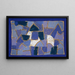 Noche azul - Paul Klee — cuadro enmarcado en la pared