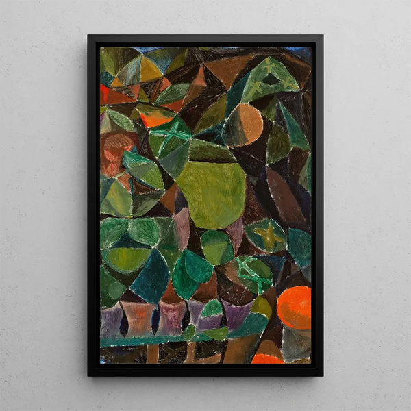 Pasarela Florido - Paul Klee — cuadro enmarcado en la pared
