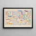 Costa de Provenza 7 - Paul Klee — cuadro enmarcado en la pared