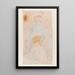 Comienzo en el cabaret - Paul Klee — cuadro enmarcado en la pared