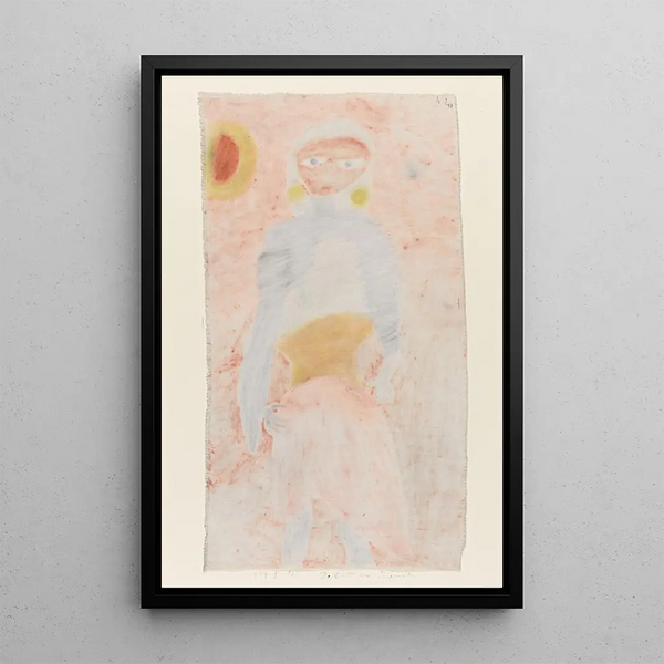 Comienzo en el cabaret - Paul Klee — cuadro enmarcado en la pared