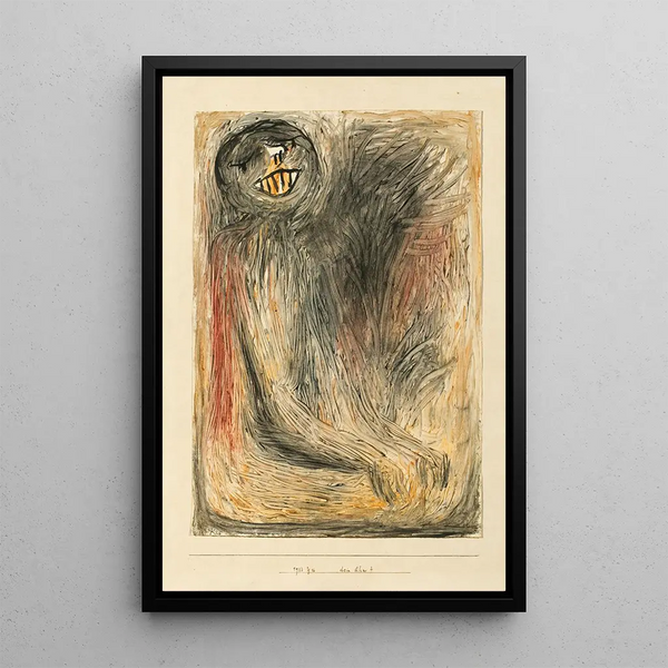 Tu antepasado - Paul Klee — cuadro enmarcado en la pared