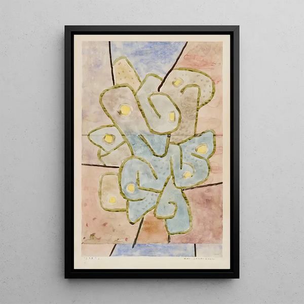 L'arbre aigre - Paul Klee — cuadro enmarcado en la pared
