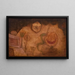 La serpiente en la escalera - Paul Klee — cuadro enmarcado en la pared