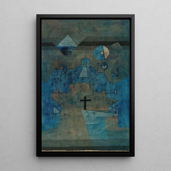 Cementerio de Dunas - Paul Klee — cuadro enmarcado en la pared