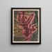 Payaso de fuego I Payaso de fuego - Paul Klee — cuadro enmarcado en la pared