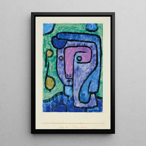 Flore Nocturne - Paul Klee — cuadro enmarcado en la pared