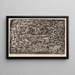 Jardín de la Pasión Garten der Leidenschaft - Paul Klee — cuadro enmarcado en la pared