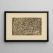Jardín de la Pasión - Paul Klee — cuadro enmarcado en la pared
