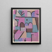 Jardín en Oriente - Paul Klee — cuadro enmarcado en la pared