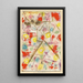 Feuille Conmemorativa E - Paul Klee — cuadro enmarcado en la pared