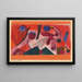 Poisonous Berries - Paul Klee — framed artwork on a wall