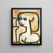 Hija en duelo - Paul Klee — cuadro enmarcado en la pared