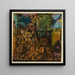 Ville des tombes - Paul Klee — cuadro enmarcado en la pared