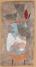 Dame au Chapeau et Petite Table - Paul Klee — artwork view