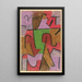 Indio - Paul Klee — cuadro enmarcado en la pared