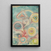 Pequeña Naturaleza Muerta de Flores - Paul Klee — cuadro enmarcado en la pared