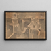 Paisaje costero - Paul Klee — cuadro enmarcado en la pared