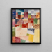 Motivo de Hammamet - Paul Klee — cuadro enmarcado en la pared