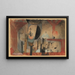 Sin título La medida del viaje - Paul Klee — cuadro enmarcado en la pared