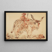 Untitled Painting - Paul Klee — framed artwork on a wall