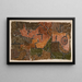 Black Mass Painting - Paul Klee — framed artwork on a wall
