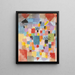 Jardines del Sur - Paul Klee — cuadro enmarcado en la pared
