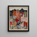 Ciudad de las Iglesias - Paul Klee — cuadro enmarcado en la pared