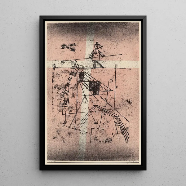 El funámbulo - Paul Klee — cuadro enmarcado en la pared