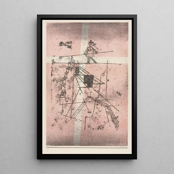 Funámbulo - Paul Klee — cuadro enmarcado en la pared