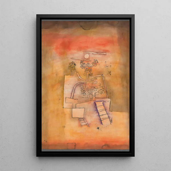 Cultura del árbol - Paul Klee — cuadro enmarcado en la pared