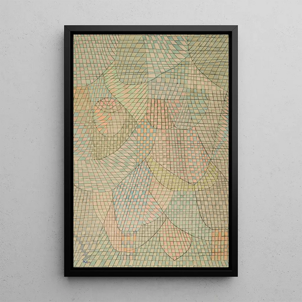 Voilé - Paul Klee — cuadro enmarcado en la pared