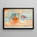Where the eggs and the good roast - Paul Klee — framed artwork on a wall