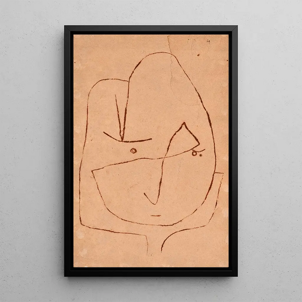 Va se faner - Paul Klee — cuadro enmarcado en la pared