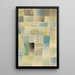 Primera casa de un conjunto residencial - Paul Klee — cuadro enmarcado en la pared
