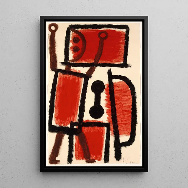 Serrurier - Paul Klee — cuadro enmarcado en la pared