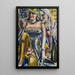 Doble retrato Carnaval artista y mujer - Paul Kleinschmidt — cuadro enmarcado en la pared