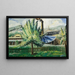 Gare de marchandises Baumgarten devant la gare de marchandises - Paul Kleinschmidt — framed artwork on a wall