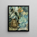 Hydrangeas and tulips - Paul Kleinschmidt — framed artwork on a wall