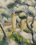 Paisaje en la salida del parque del sur de Francia - Paul Kleinschmidt — vista de la obra