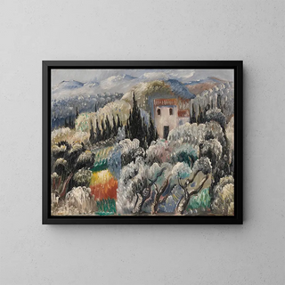 Paul Kleinschmidt - Sptnachmittag Haus im Olivenhain.webp