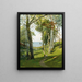 Two Boys Walking Towards the Sea - Paul Lecomte — framed artwork on a wall